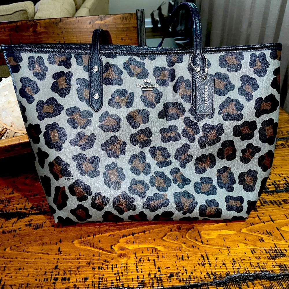 GRAY COACH F39037 TOTE handbag